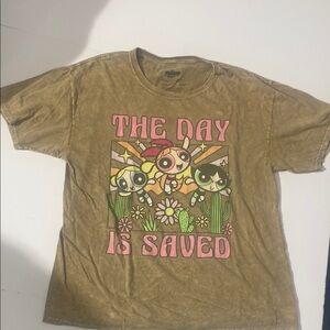 Powerpuff Girls Kids Tan T-Shirt